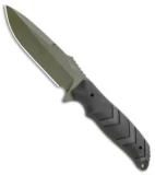HK Fray Fixed Blade Knife Black Rubber (4.25" OD Green) 55251