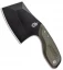 Gerber Tri-Tip Mini Cleaver Fixed Blade Knife Green (2" Black)