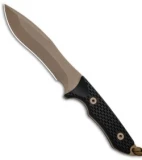 Spartan Blades Ronin Shinto Fixed Blade Tactical Knife Black G-10 (5.6" FDE)