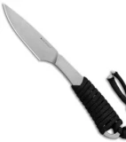 Real Steel Marlin Fixed Blade Knife Black Paracord (2.6" Stonewash)