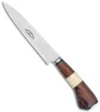 Linder Knives Gaucho 3 Fixed Blade Knife Rosewood/Bone (5.5" Satin)