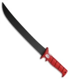 Bubba Blade 18" Flex Fillet Fixed Blade Knife Red Rubber (12" Black)