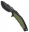 Camillus Titan HT Fixed Blade Knife Green FRN (3" Black)