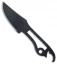 Winkler Knives Bottle Opener Neck Knife Fixed Blade (2.125" Black KG)