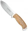 Fox Knives Pachi Persian Hunter Fixed Blade Knife Olive Wood (4.5" Satin)