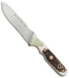 Puma Raubwild Fixed Blade Knife Stag (3.75" Satin Serr) 113403