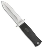 Katz Knives Avenger Boot Fixed Blade Knife Black Kraton (4.5" Satin)