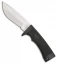 Katz Knives Black Kat Fixed Blade Knife Black Kraton (4.625" Satin) BK-103