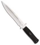 Katz Knives Alley Kat Fixed Blade Knife Black Kraton (8" Satin) 8008