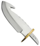 Tallen Hunter Pro Gut Hook Fixed Blade Knife Blank w/ Sheath (4.5" Mirror)