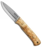 Casstrom Woodsman Fixed Blade Knife Curly Birch (3.375" Satin)