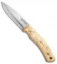 Casstrom No. 10 SFK Fixed Blade Knife Curly Birch w/ Firesteel (3.75" Satin)