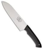 Fallkniven K2 Santoku Fixed Blade Knife Black (7" Satin)