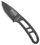 ESEE Candiru Fixed Blade Neck Knife w/ Kit Extras (2" Black)