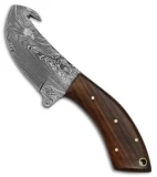 Tallen Damascus Creeper Fixed Blade Knife (3.125" Damascus) DM1063