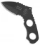 TOPS Knives Devil's Elbow Knife Fixed Blade (1.75" Black Plain) DEV-02