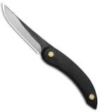 Svord Puukko Fixed Blade Knife Black (4.25" Satin)
