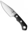 Zoe Crist Knives Wilderness EDC Fixed Blade Knife Black Micarta (3.75" Satin)