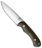 Zoe Crist Knives Saluda Fixed Blade Knife Green Canvas Micarta (4.5" Satin)