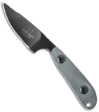 Hazen Knives Outdoorsman 1095 Series Fixed Blade Knife Micarta (3" Black)
