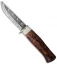 Karesuando Kniven Beaver Fixed Blade Knife Curly Birch (3.875" Damascus)