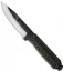 Kanetsune Karasu Fixed Blade Knife Paracord Wrap (4.875" Damascus) KB-254