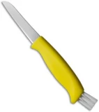 Marttiini Mushroom Knife Yellow Fixed Blade Knife (2.75" Mirror) 709014