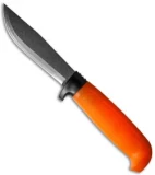 Marttiini Martef Skinner Orange Fixed Blade Knife (4.125" Black) 186024T