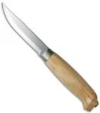 Marttiini Knives Lynx 131 Curly Birch Fixed Blade Knife (3.375" Mirror) 131010