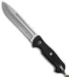 Kizlyar Supreme Knives Maximus AUS-8 Fixed Blade Knife (5.75" Satin Plain)