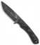 Stroup Knives GP2 Fixed Blade Knife Black G-10 (3.75" Black SW)