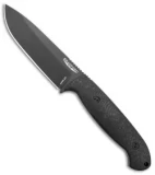 Bradford Knives Guardian5.5 Fixed Blade Knife 3D Carbon Fiber (5" Black)