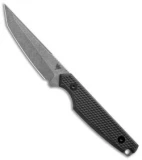 Dirty Bird Kwaiken Fixed Blade Knife Black G-10 (3.5" Stonewash)