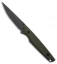 Dirty Bird Knives Aguila Fixed Blade Knife OD Green G-10 (3.37" Stonewash)