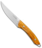 Mercury Trek Fixed Blade Knife Olive Wood Handle (5.1" Satin)