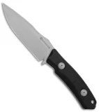 Maxace Baal Fixed Blade Knife Black G-10 w/ Kydex Sheath (4.1" Stonewash)