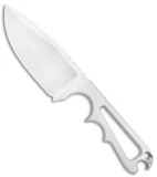 PMP Knives Pitbull Fixed Blade Knife Skeletonized (3.5" Satin)