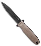 SOG Knives Pentagon FX Fixed Blade Knife Flat Dark Earth G10 (4.75" Black)
