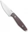 Boker Daily Knives AK1 Drop Point Fixed Blade Knife Brown Micarta (3" Satin)
