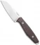 Boker Daily Knives AK1 Reverse Tanto Fixed Blade Knife Brown Micarta (3" Satin)