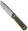 Bestech Knives Hedron Fixed Blade Knife Green G-10 (3.75" SW) BTKF02B