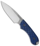 Bradford Knives Guardian4 Knife Black/Blue G-10 (False Edge/N690/Satin)