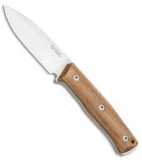 LionSteel B35 Fixed Blade Knife Santos Wood (3.5" Satin)