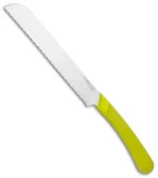 Ontario Chromatics 7.8" Bread Kitchen Knife Yellow Molded Plastic 3520
