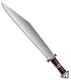 Cold Steel Long Sax Fixed Blade Knife Rosewood (17.25" Damascus) 88HVA