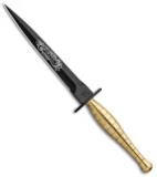 Medford FS Commando USMC Dagger Fixed Blade Knife Brass (7" Black)