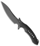 Rike Knife F1 Fixed Blade Knife Black G-10 (5" Blackwash)