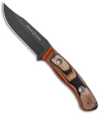 Flexcut Hawthorne Drifter Fixed Blade Knife G-Wood/Orange G-10 (3.75" Black)