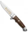 Boker Jager Gold Vollintegral Fixed Blade Knife Walnut Wood (4.6" Satin) 121589