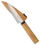 Kanetsune Fruit Knife 3.625" Cherry Wood KC075